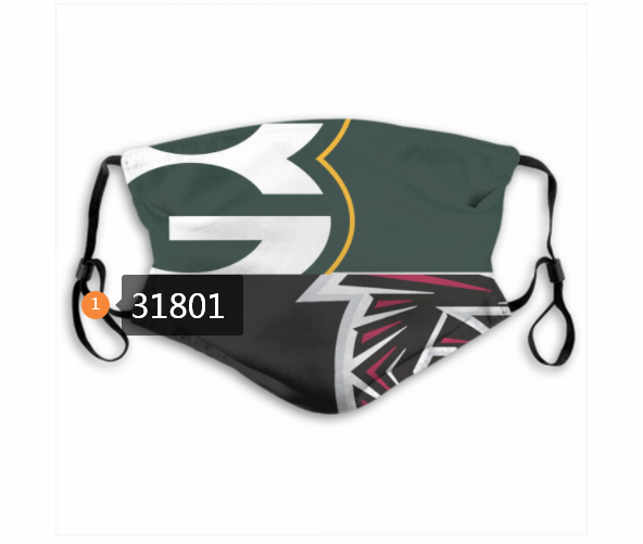 NFL Green Bay Packers  1542020 Dust mask with filter->nfl dust mask->Sports Accessory